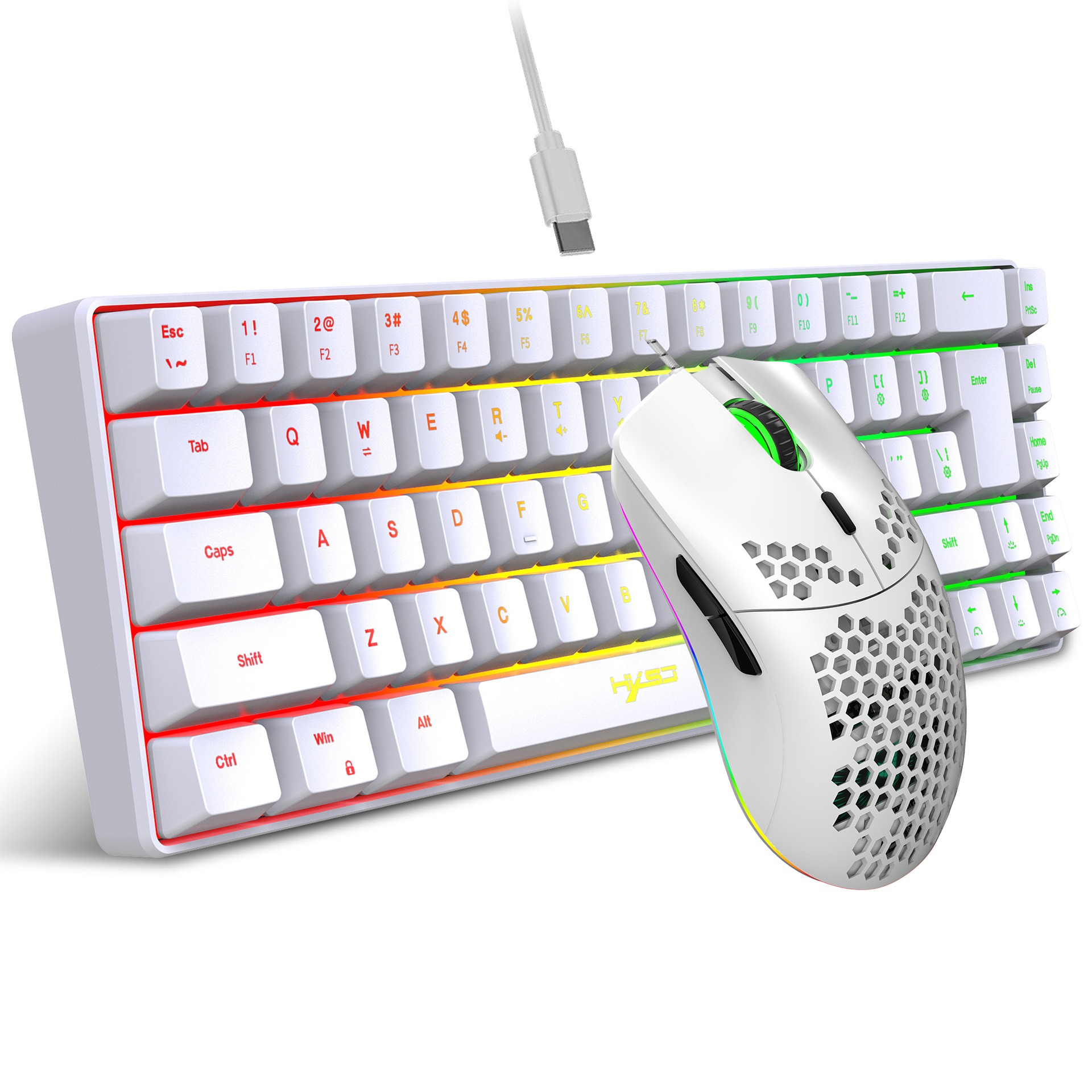Gaming Keyboard And Mouse Combo - Keyboard and Mouse 68key Wired Membrane