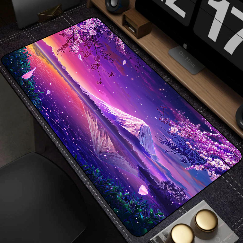 Keyboard Mouse Bundle Gaming - Sky Landscape Gaming Mousepads Desk Rug
