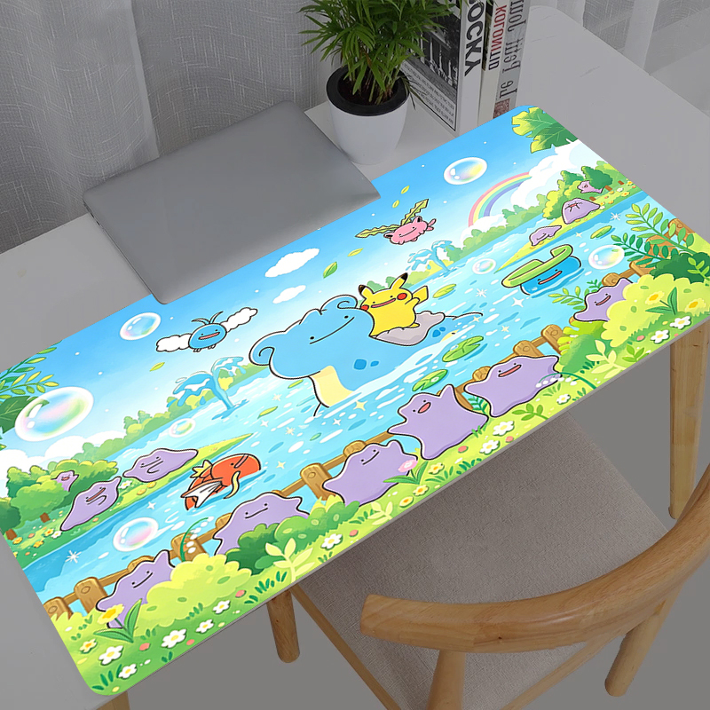 Gaming Keyboard Esports - Mouse Pad Pokemon Pikachu Anime Durable