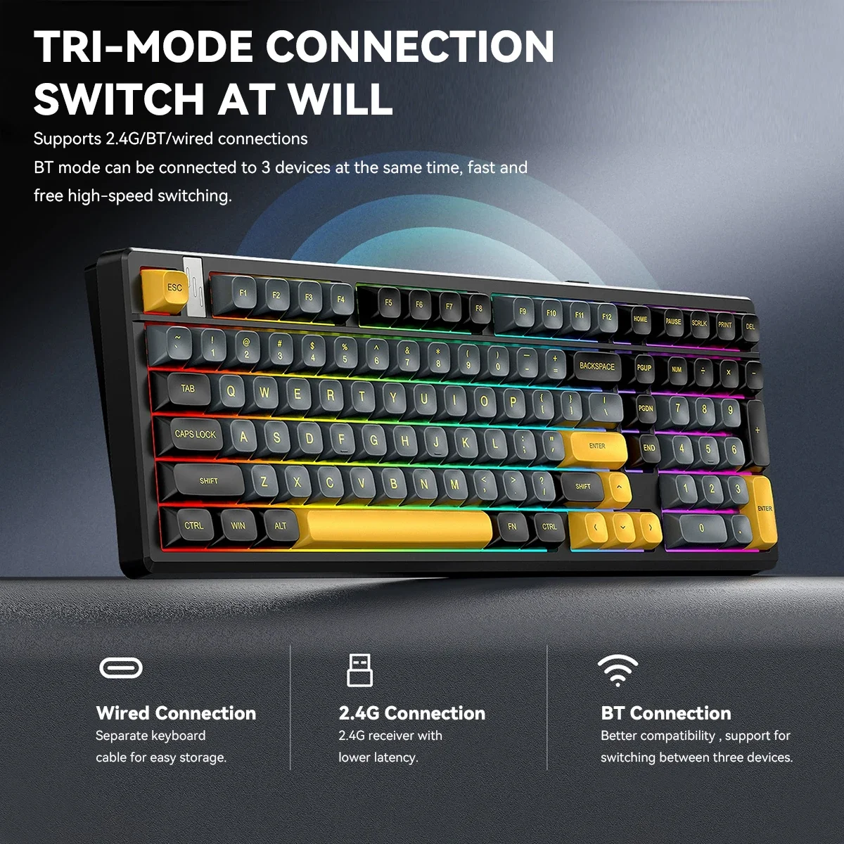 Wireless Mechanical Gaming Key - Gaming Keyboard Thocky incelemesi ve fiyatı