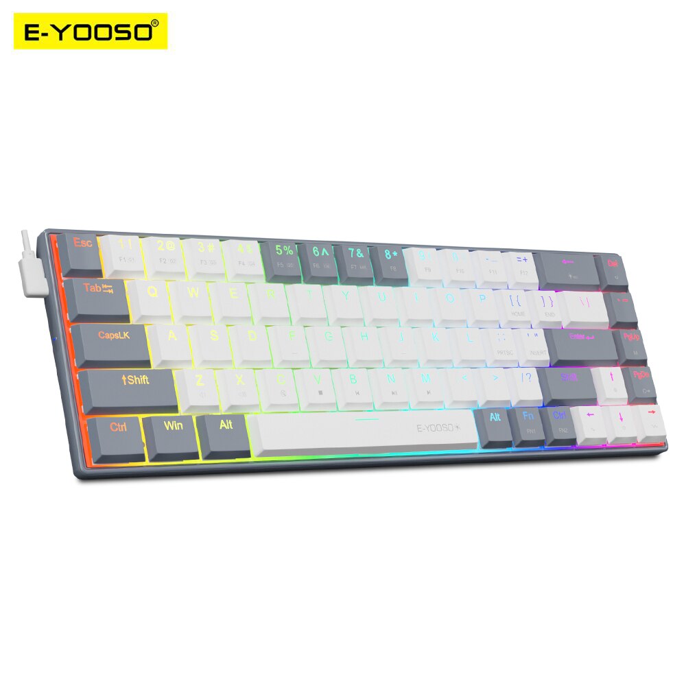 E-YOOSO A68 RGB Mini Slim USB  - Gaming Keyboard E Yooso incelemesi ve fiyatı