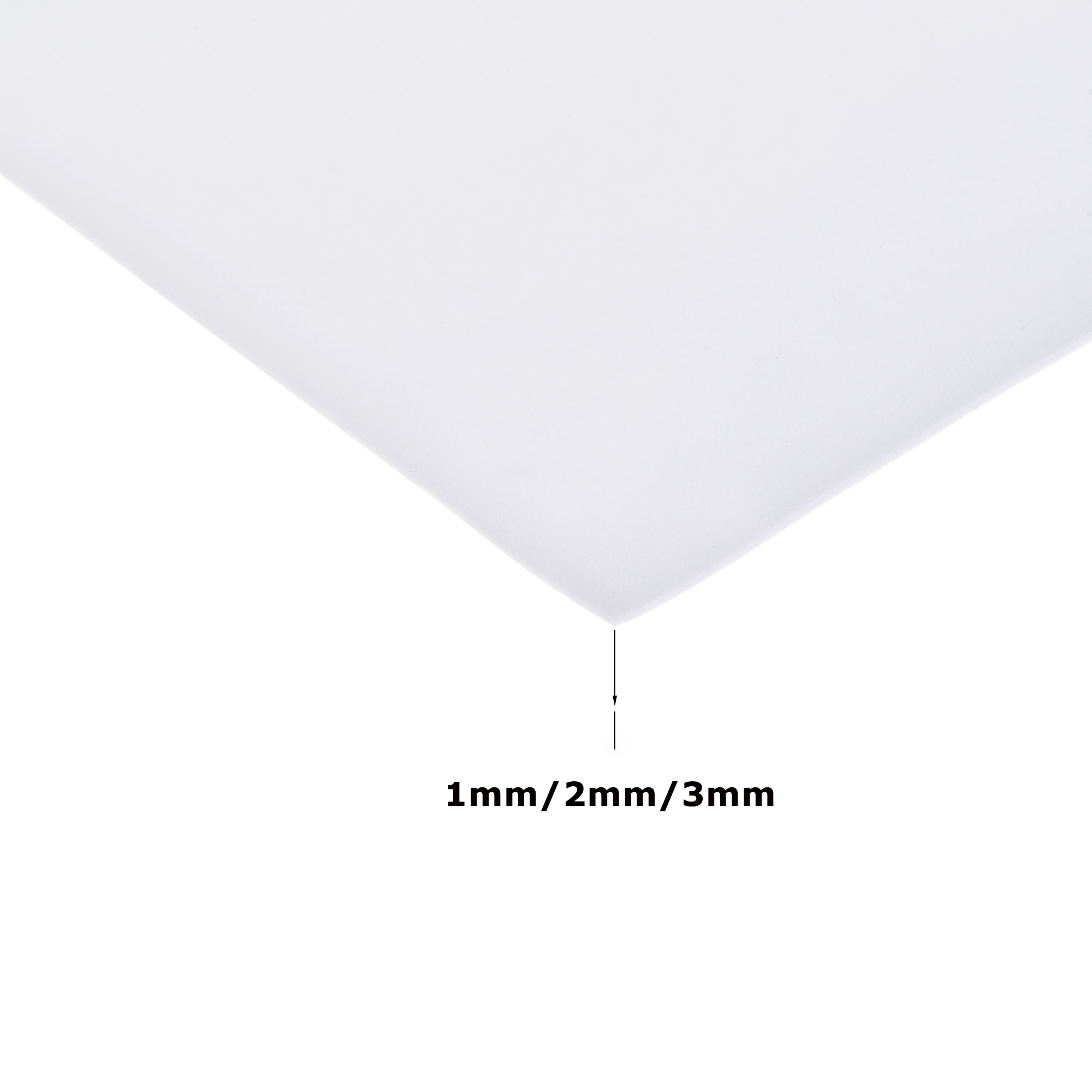 1pcs 1/2/3mm Thickness White E - Polyurethane Foam Sheet incelemesi ve fiyatı