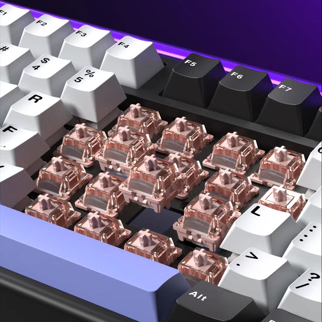 AULA H108 Tri-Mode Mechanical  - Gaming Keyboard No Number Pad incelemesi ve fiyatı