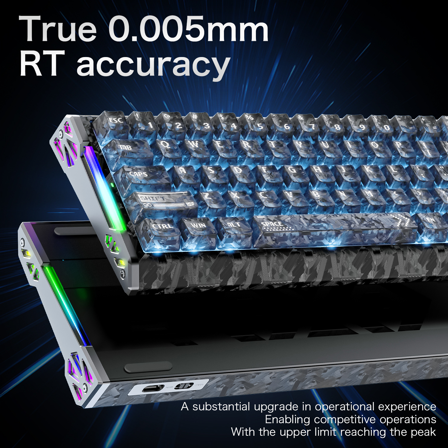 ATTACK SHARK R68HE Wired Keybo - Keyboard Gaming Transparent incelemesi ve fiyatı