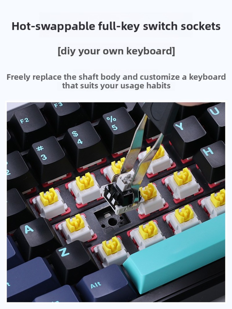 AULA F87 Pro Wireless Mechanic - Gaming Keyboard Thocky incelemesi ve fiyatı