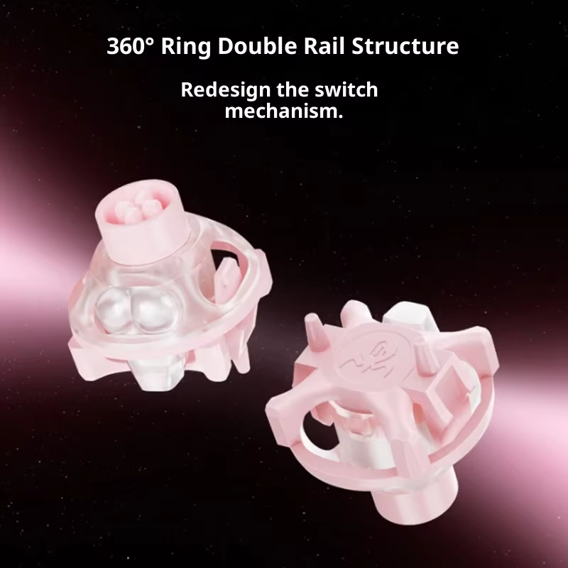 UFO Peach Pink Magnetic Switch - Gaming Keyboard Thocky incelemesi ve fiyatı