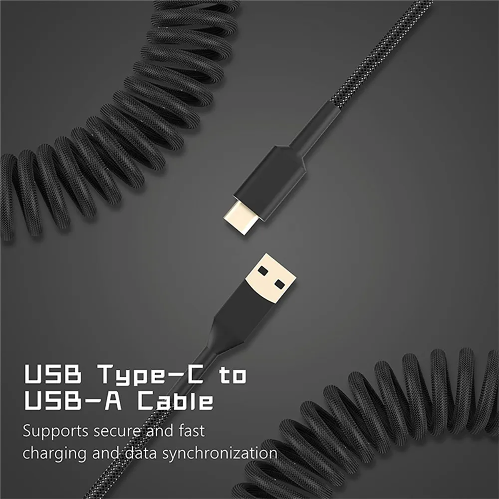 New Mechanical Keyboard Coiled - Gaming Keyboard Type C incelemesi ve fiyatı