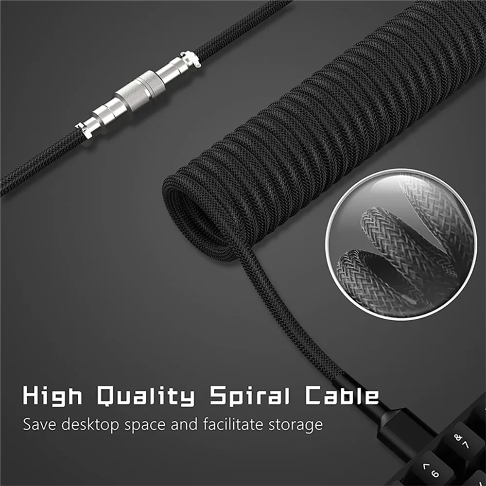 New Mechanical Keyboard Coiled - Gaming Keyboard Type C incelemesi ve fiyatı