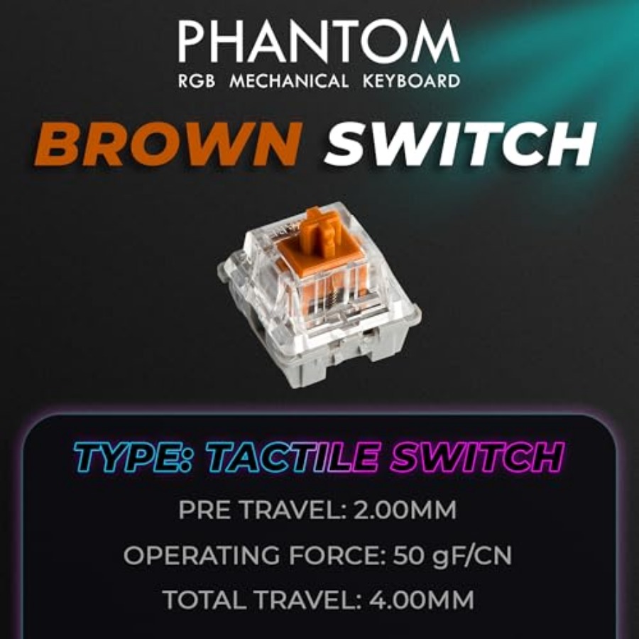Phantom+ 87 Mechanical Gaming  - Gaming Keyboard Thocky incelemesi ve fiyatı