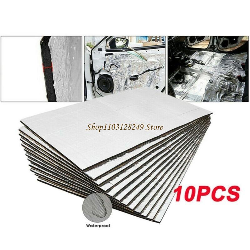 10Pcs Car Soundproofing Foam M - Foam Dampener Sheet incelemesi ve fiyatı