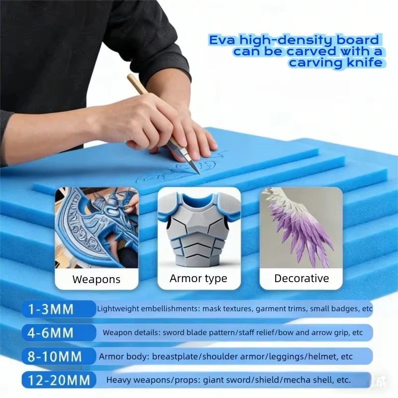 1pc Thickness 3/5/10/15mm Blue - Pe Foam Sheet incelemesi ve fiyatı