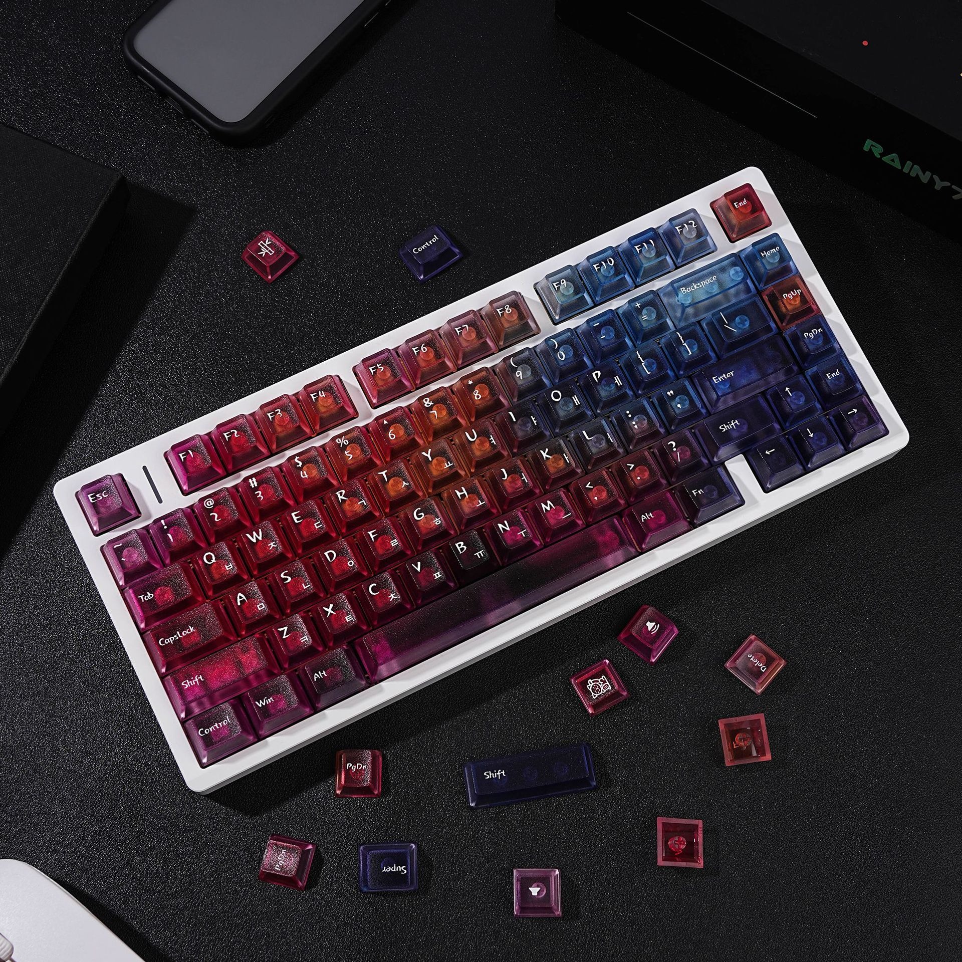 Gradient Transparent Korean ke - Keyboard Gaming Transparent incelemesi ve fiyatı