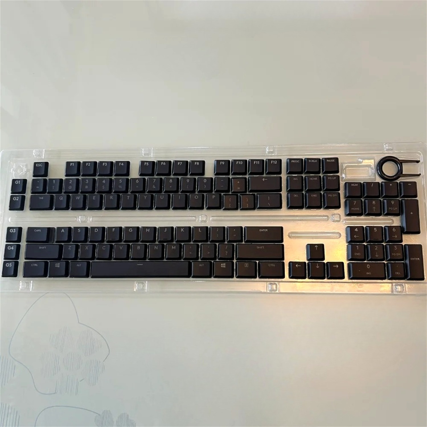 Transparent low axis keycaps c - Keyboard Gaming Transparent incelemesi ve fiyatı