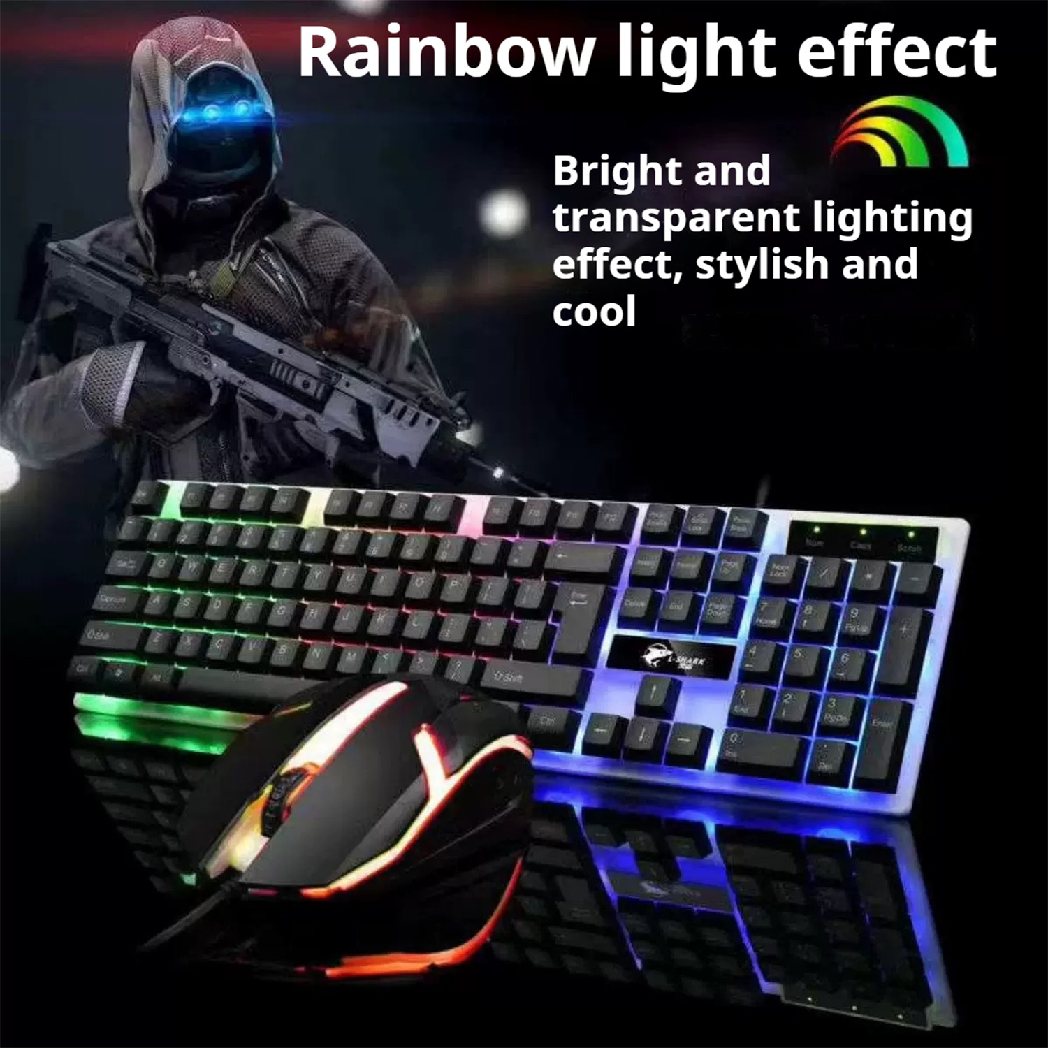 Stylish Backlight Wired Keyboa - Gaming Keyboard Ergonomics incelemesi ve fiyatı