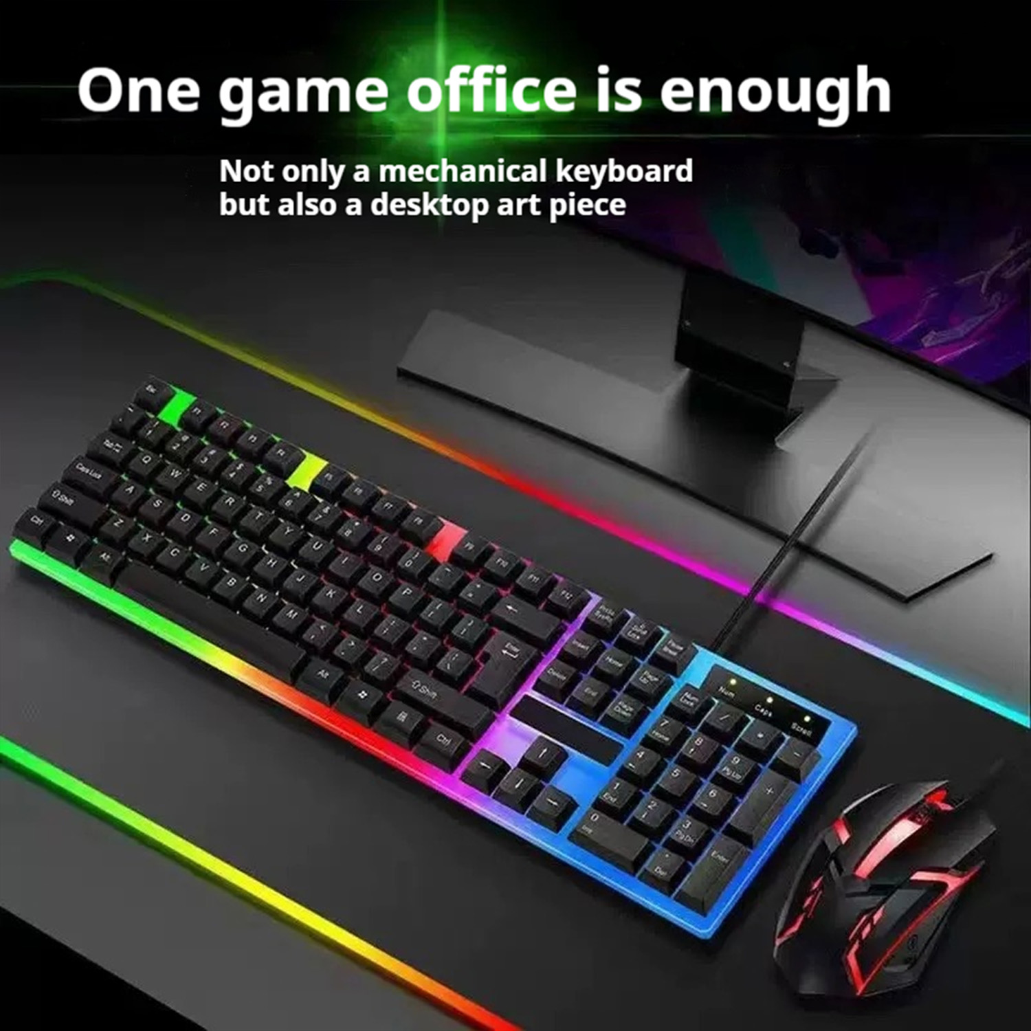 Stylish Backlight Wired Keyboa - Gaming Keyboard Ergonomics incelemesi ve fiyatı
