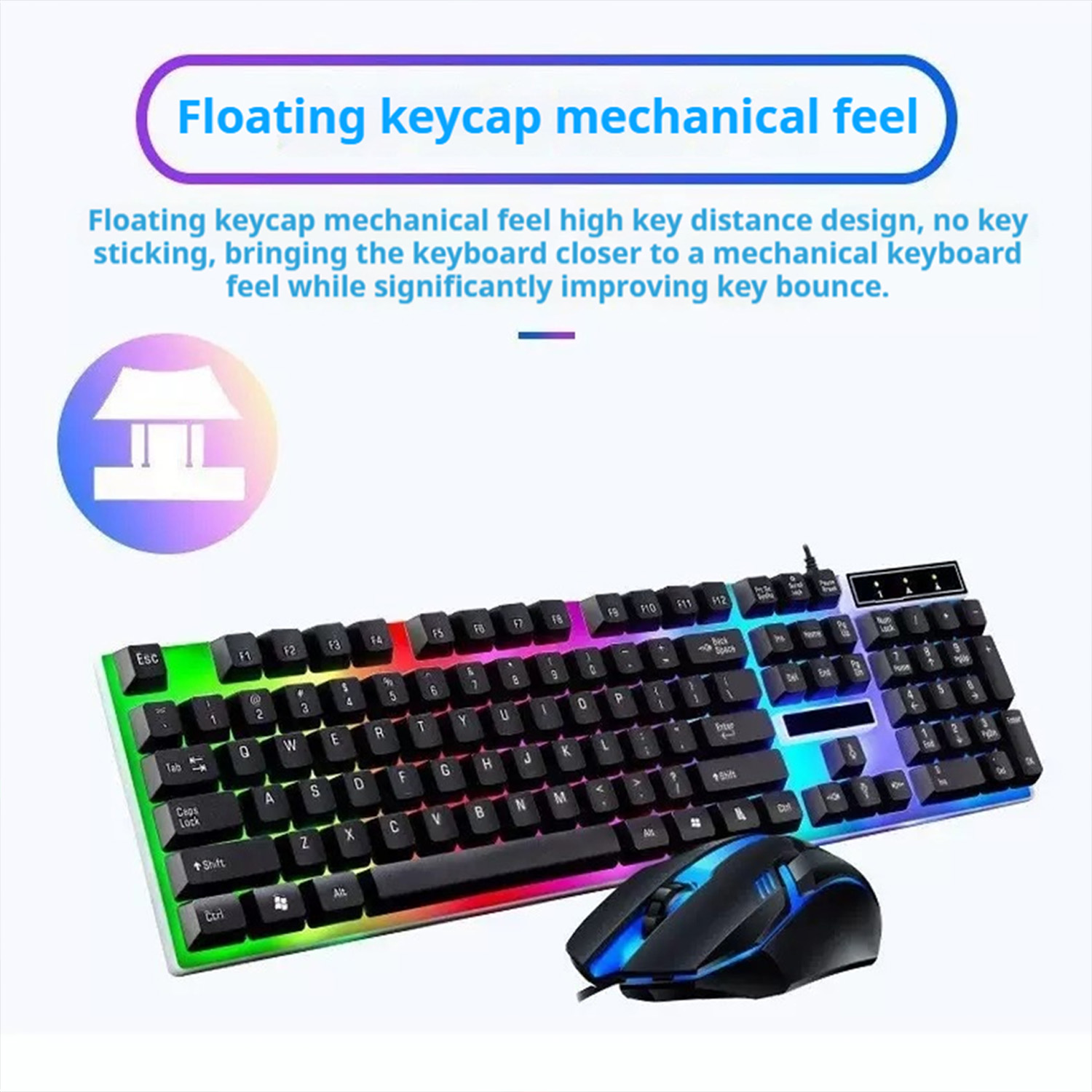 Stylish Backlight Wired Keyboa - Gaming Keyboard Ergonomics incelemesi ve fiyatı