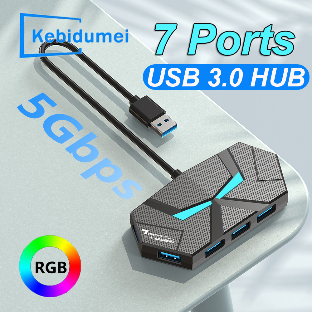 7 Ports USB 3.0 HUB Type C Doc - Gaming Keyboard Type C incelemesi ve fiyatı