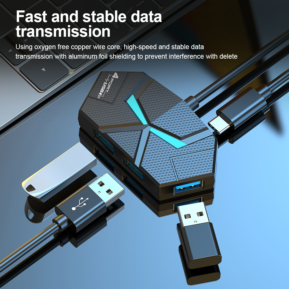 7 Ports USB 3.0 HUB Type C Doc - Gaming Keyboard Type C incelemesi ve fiyatı