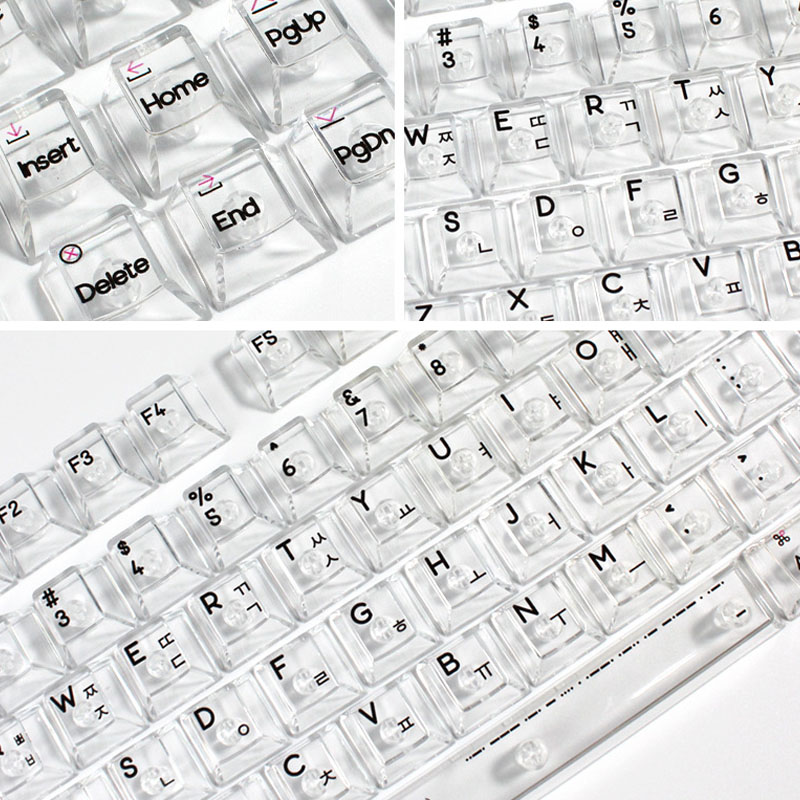Korean Layout 132 Key UV Print - Keyboard Gaming Transparent incelemesi ve fiyatı