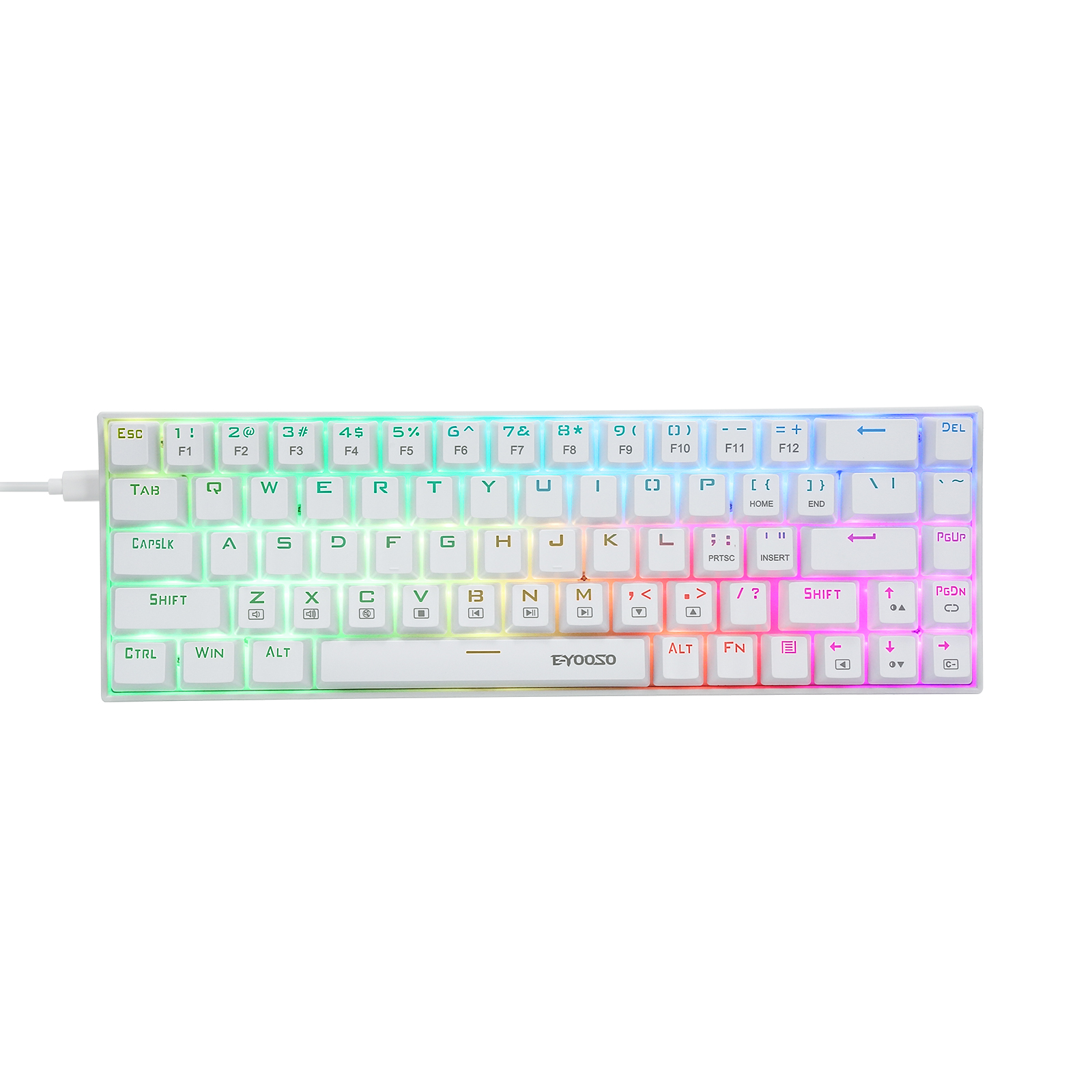 Z-686 60% Mini Mechanical Gami - Gaming Keyboard E Yooso incelemesi ve fiyatı