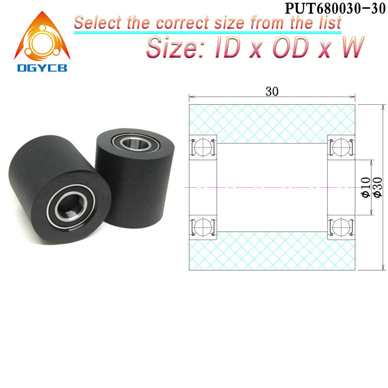 1pcs 10x30x20 Double Bearing P - Polyurethane Foam Sheet incelemesi ve fiyatı