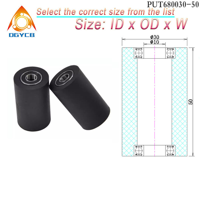 1pcs 10x30x20 Double Bearing P - Polyurethane Foam Sheet incelemesi ve fiyatı