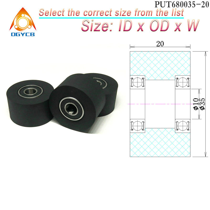 1pcs 10x30x20 Double Bearing P - Polyurethane Foam Sheet incelemesi ve fiyatı