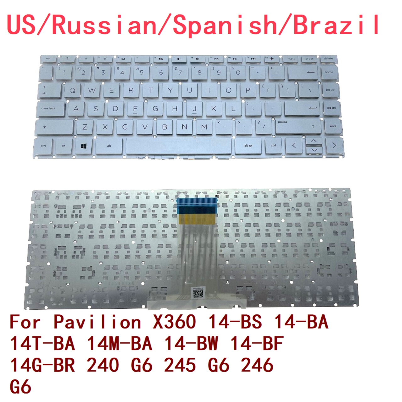 US RU SP BR Backlit Keyboard F - Gaming Keyboard E Yooso incelemesi ve fiyatı