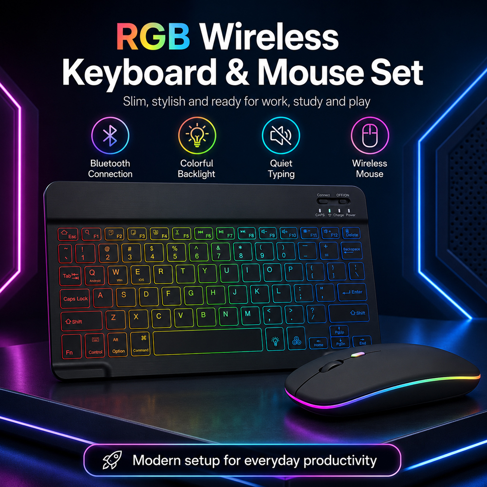 New Ultra Slim Portable 7 Colo - Gaming Keyboard Backlit incelemesi ve fiyatı
