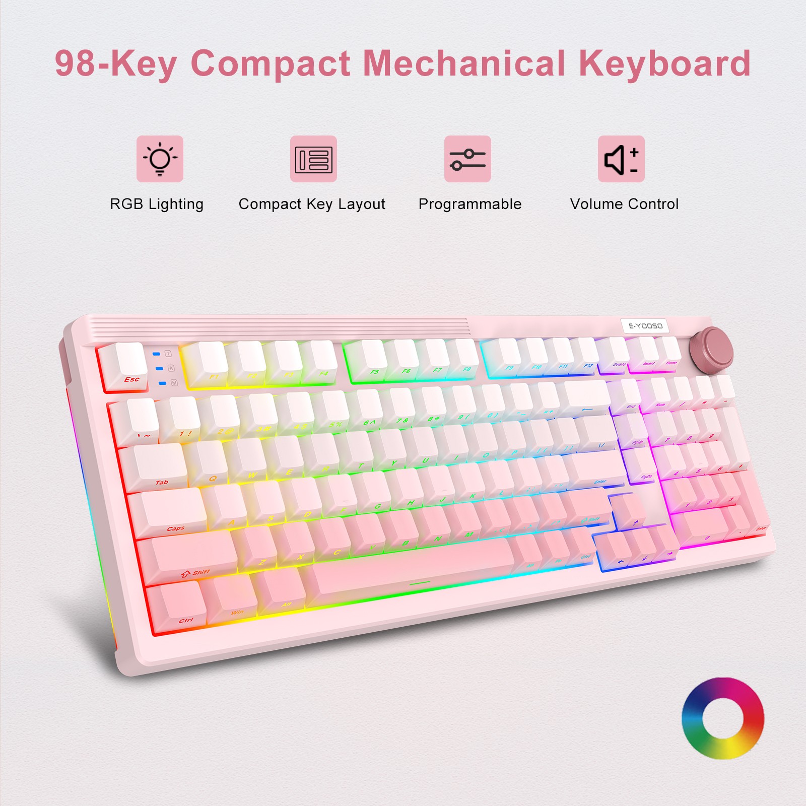 E-YOOSO 98-Key Wired Tri-mode  - Gaming Keyboard E Yooso incelemesi ve fiyatı
