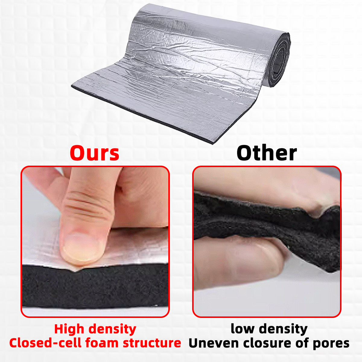 PINMOAP Car Sound Deadening Ma - Foam Dampener Sheet incelemesi ve fiyatı