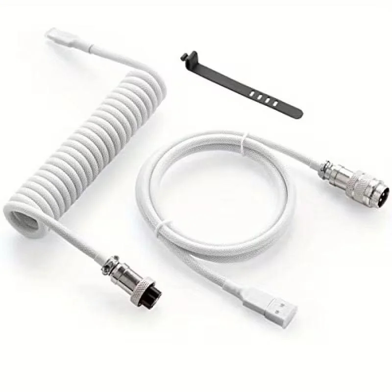 Coiled USB-C Cable with Magnet - Gaming Keyboard Type C incelemesi ve fiyatı