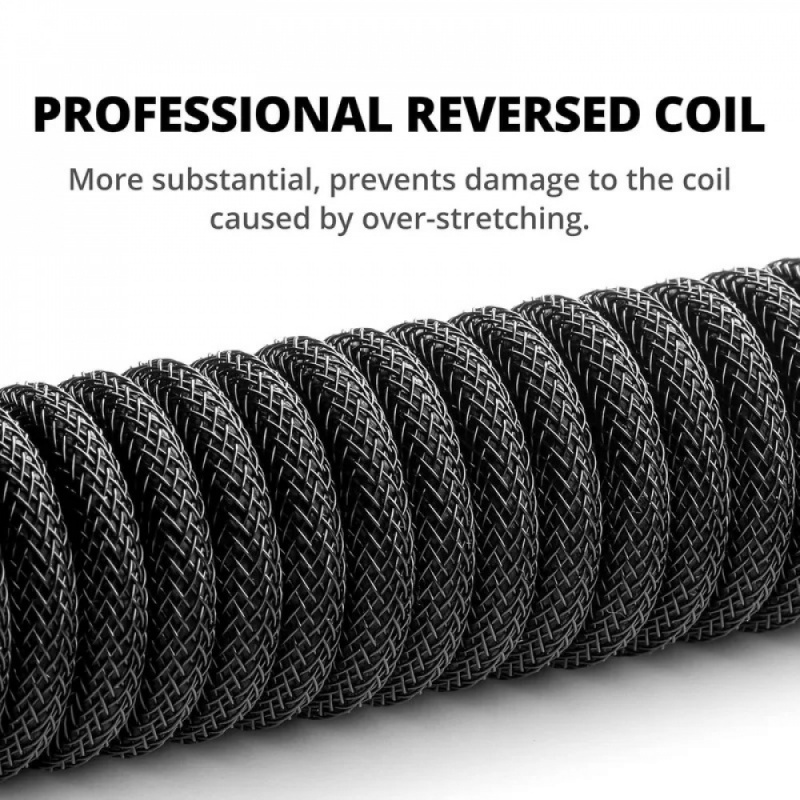 Coiled USB-C Cable with Magnet - Gaming Keyboard Type C incelemesi ve fiyatı