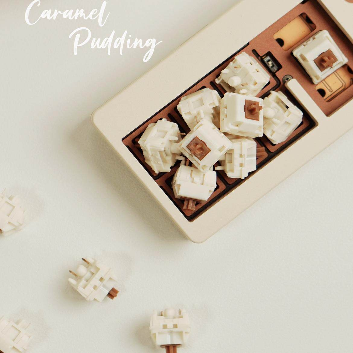 HMX Caramel Pudding V2 Switch  - Gaming Keyboard Thocky incelemesi ve fiyatı