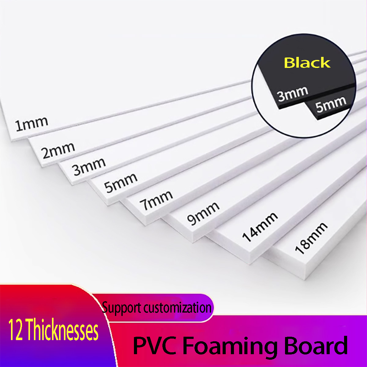 Thickness 3/5/8/10/12/15mm PVC - Pe Foam Sheet incelemesi ve fiyatı