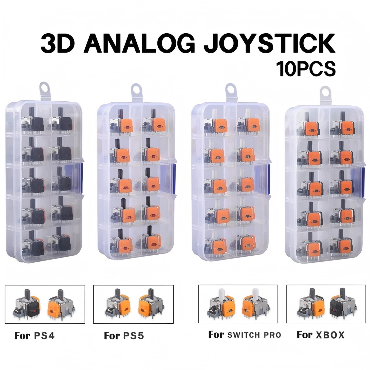10Pcs 3D Hall Effect Joystick  - Gaming Keyboard Hall Effect incelemesi ve fiyatı