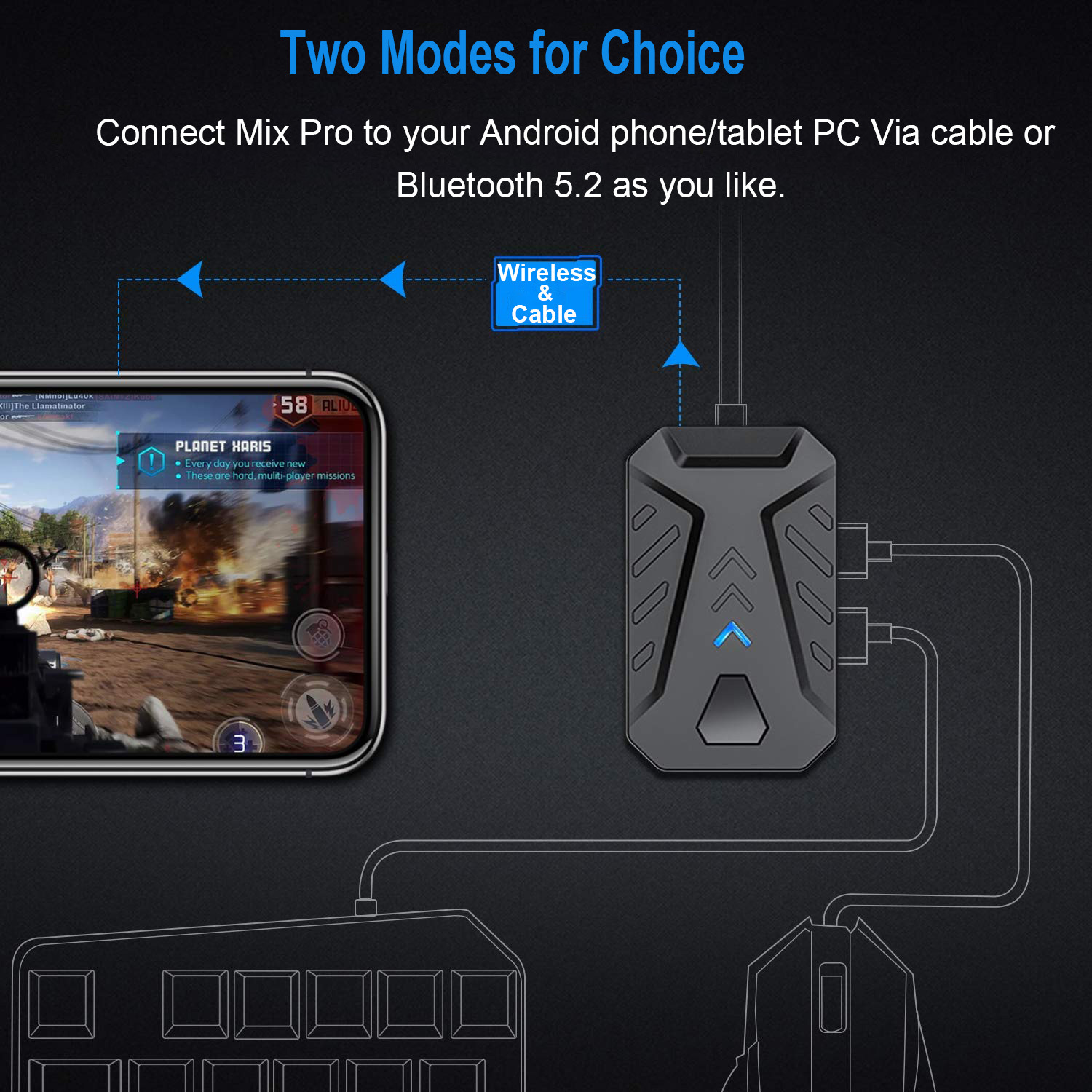 Mobile Games Converter Gaming  - Gaming Keyboard And Mouse Converter For Mobile incelemesi ve fiyatı