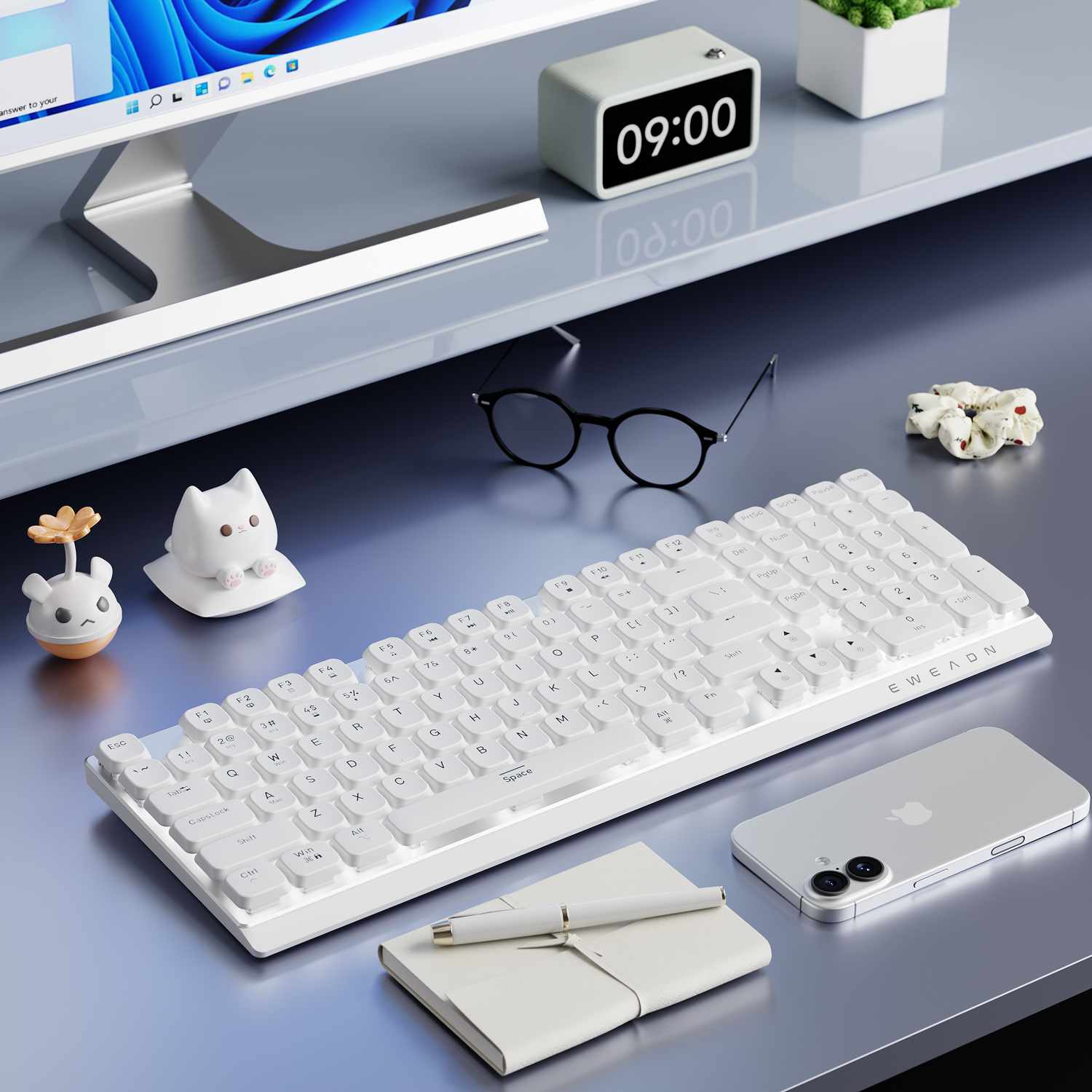 EWEADN Wireless Low-Profile Me - Gaming Keyboard Esports incelemesi ve fiyatı