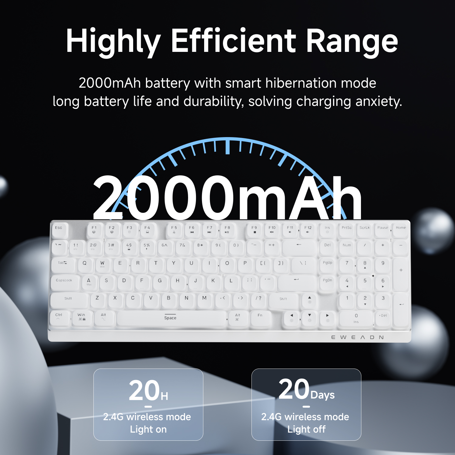 EWEADN Wireless Low-Profile Me - Gaming Keyboard Esports incelemesi ve fiyatı