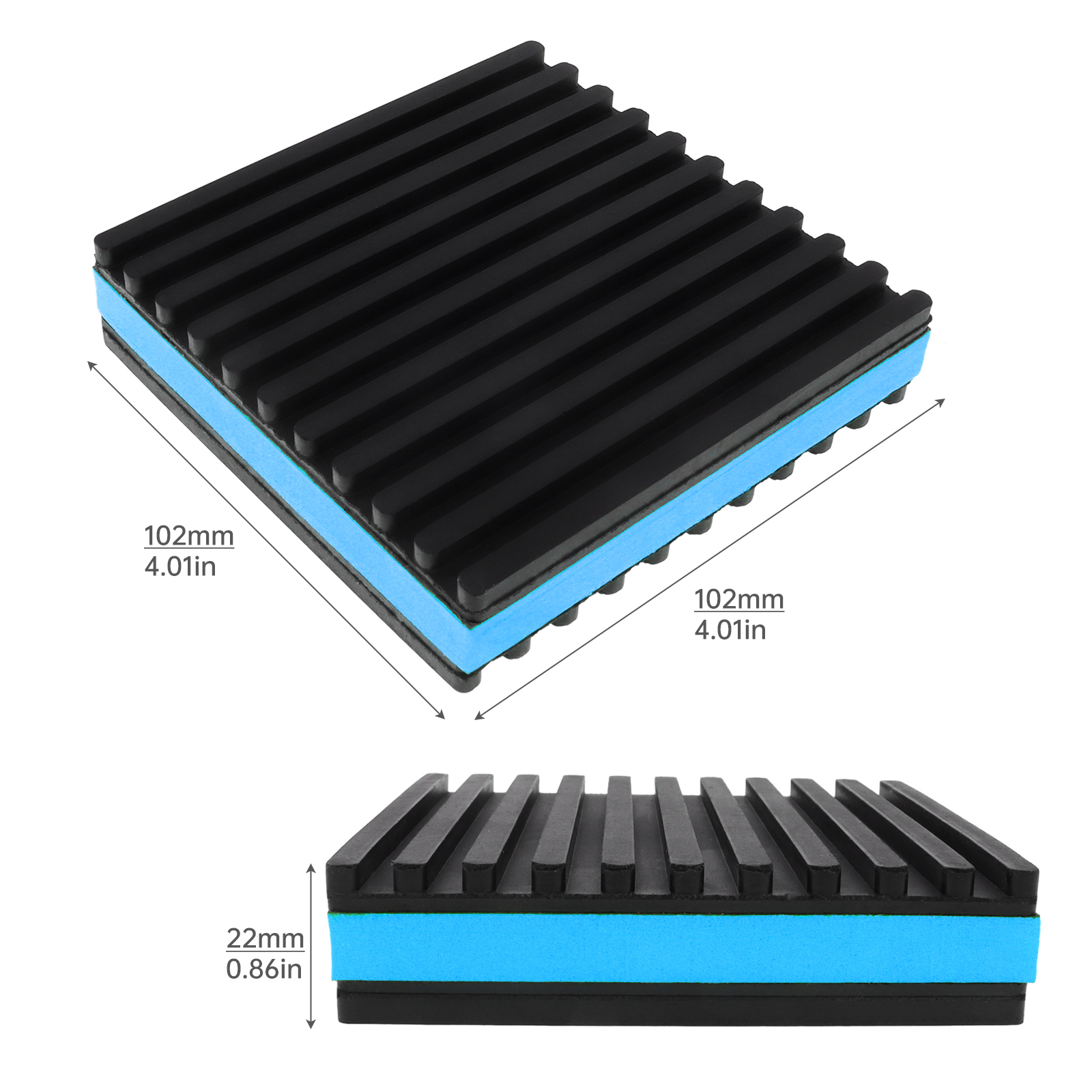 4pcs Rubber Anti-Vibration Pad - Polyurethane Foam Sheet incelemesi ve fiyatı