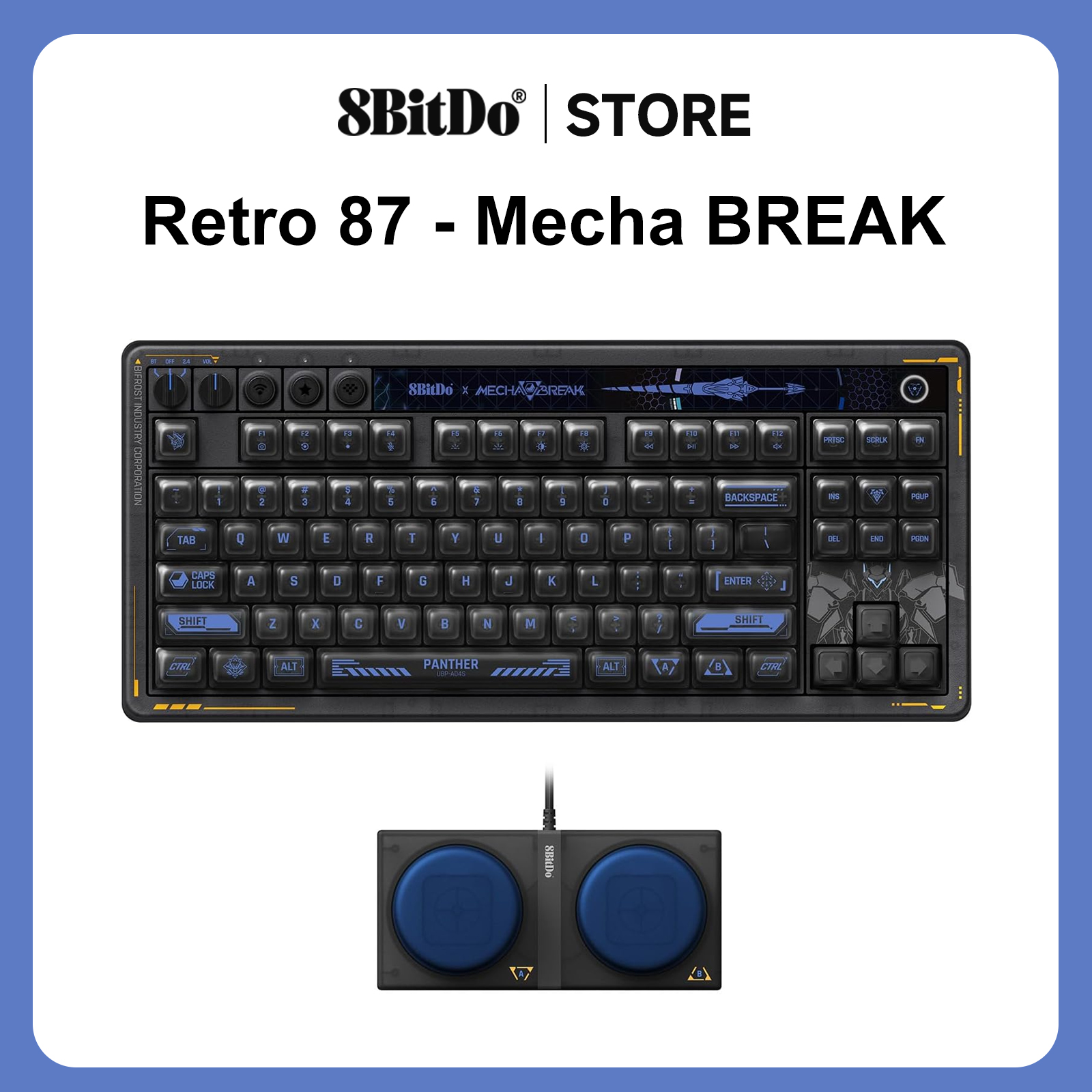8BitDo Retro 87 Mechanical Key - Gaming Keyboard Type C incelemesi ve fiyatı