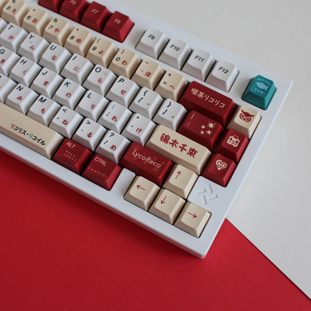 Lycoris Recoil Anime PBT Keyca - Gaming Keyboard Ergonomics incelemesi ve fiyatı